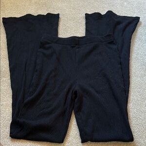 H&M Divided Black Ribbed Pants